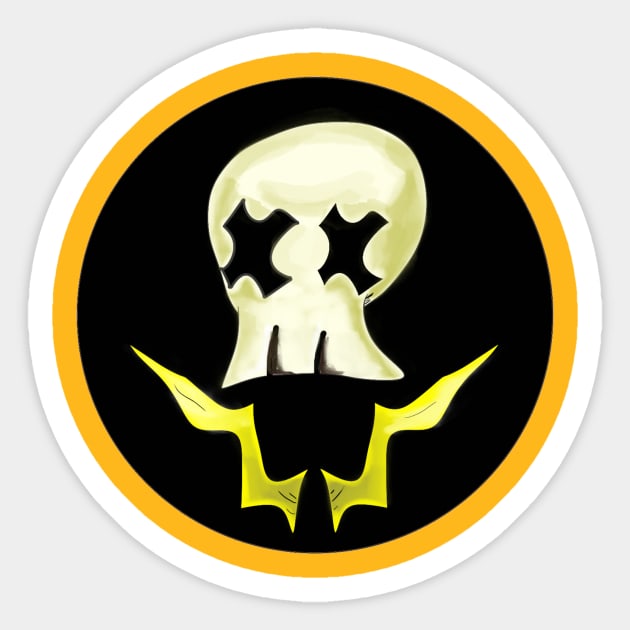 Skull and Bolts Sticker by joxerjen